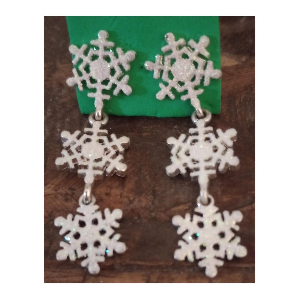 Snow Flake Earrings